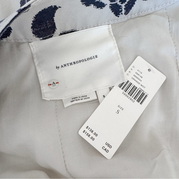 New! ANTHROPOLOGIE • Eleanor Kimono Jacket in Orange Morif - Picture 11 of 14